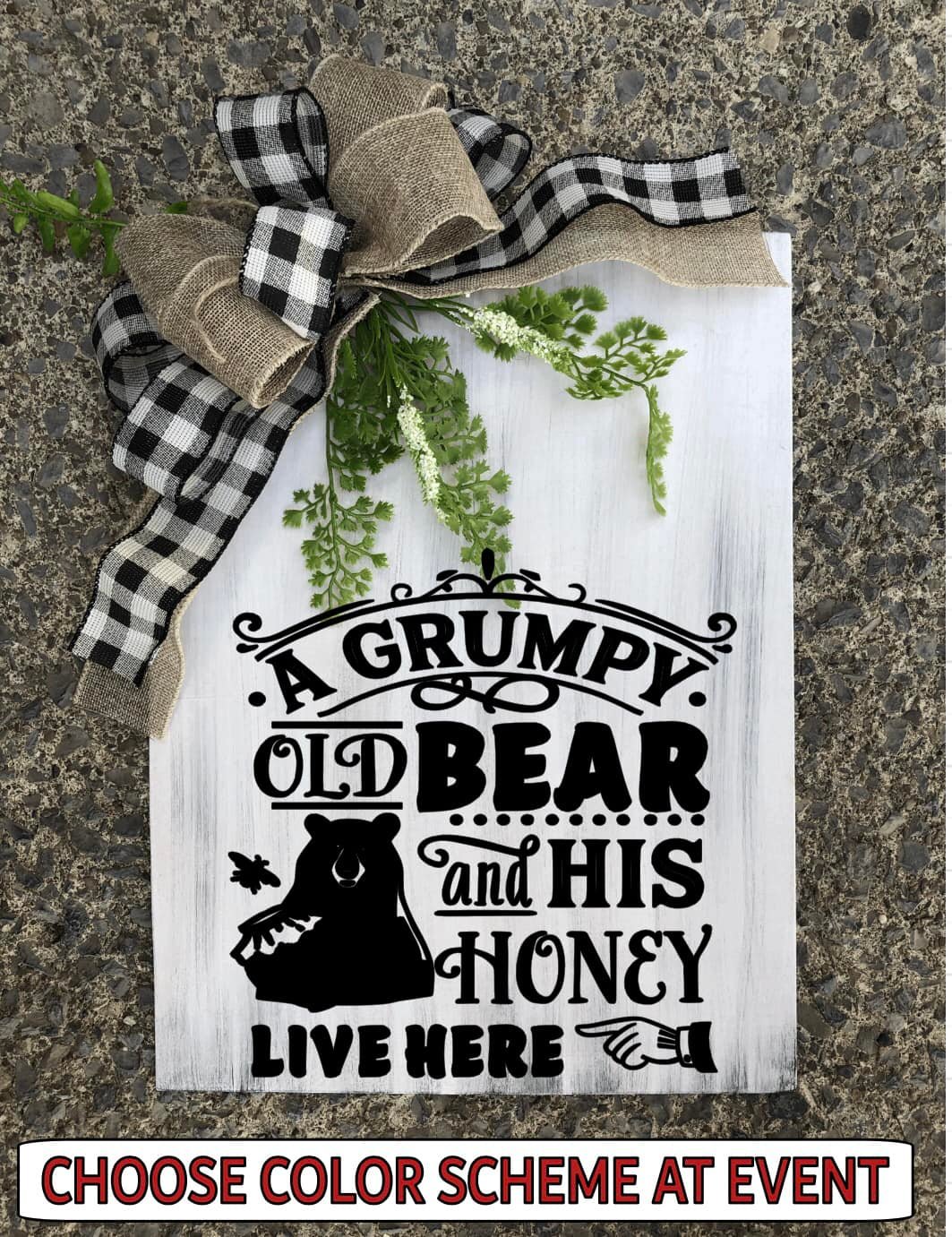 grumpy bear 12x16