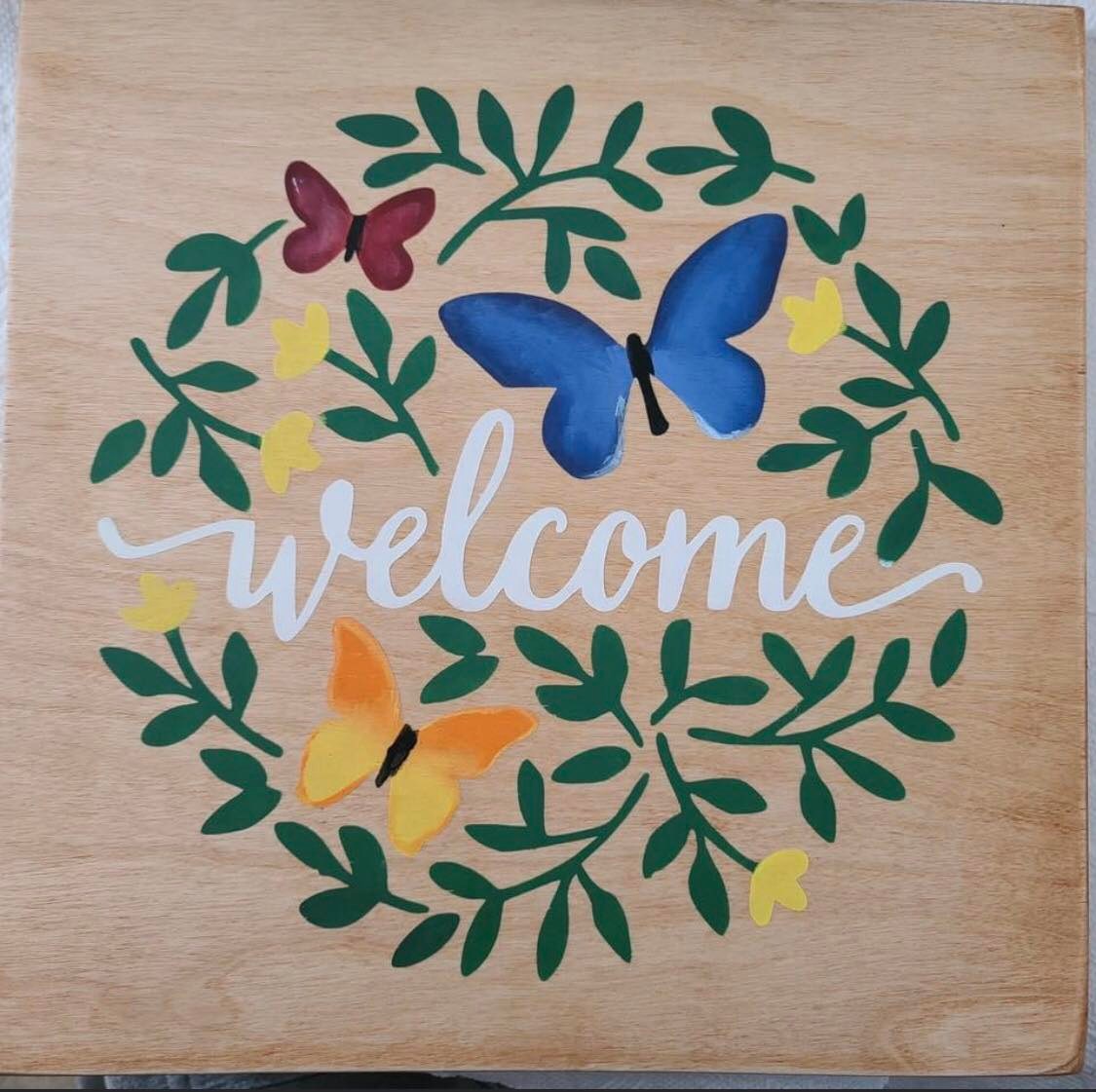 welcome with butterflies 12