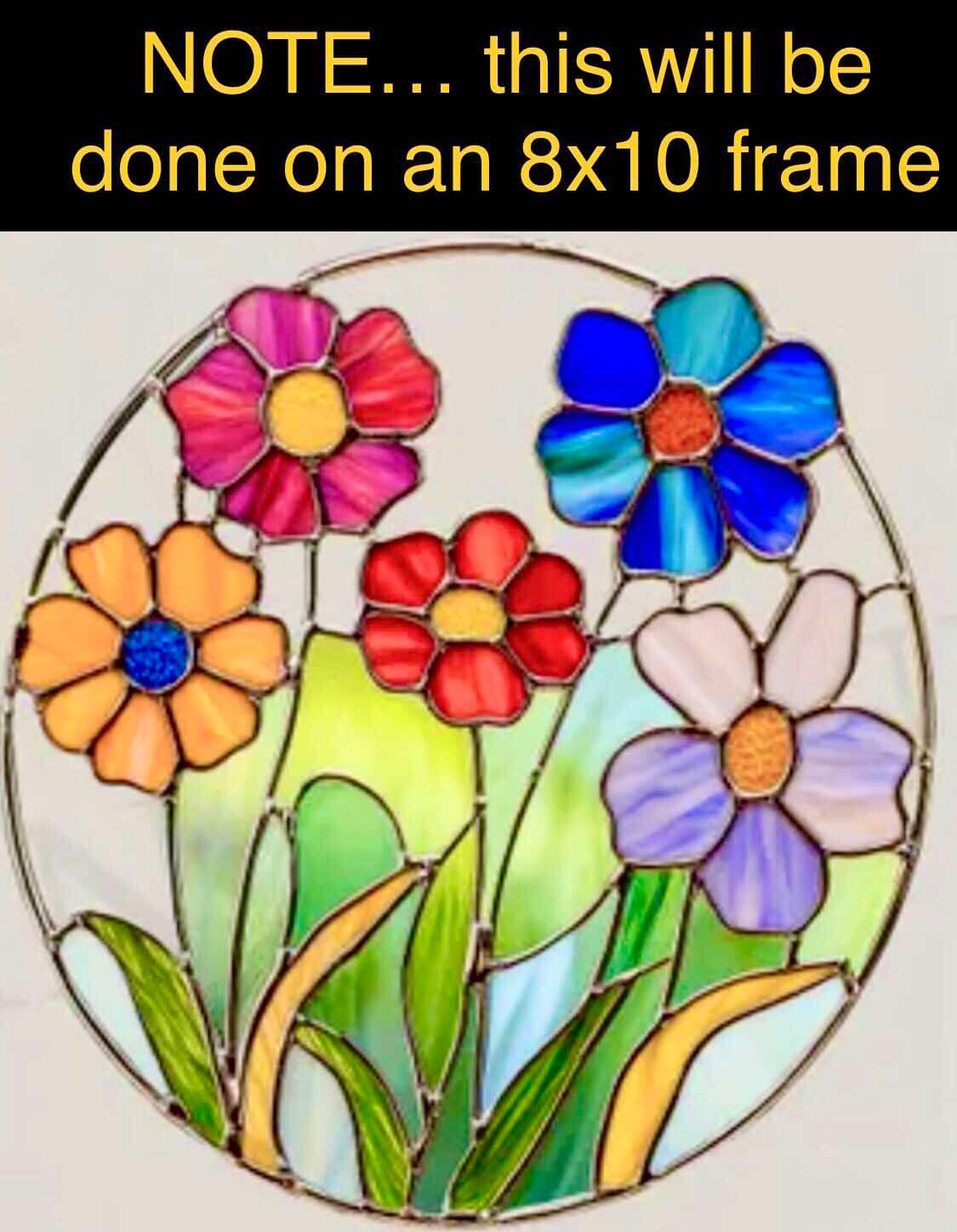 floral round design