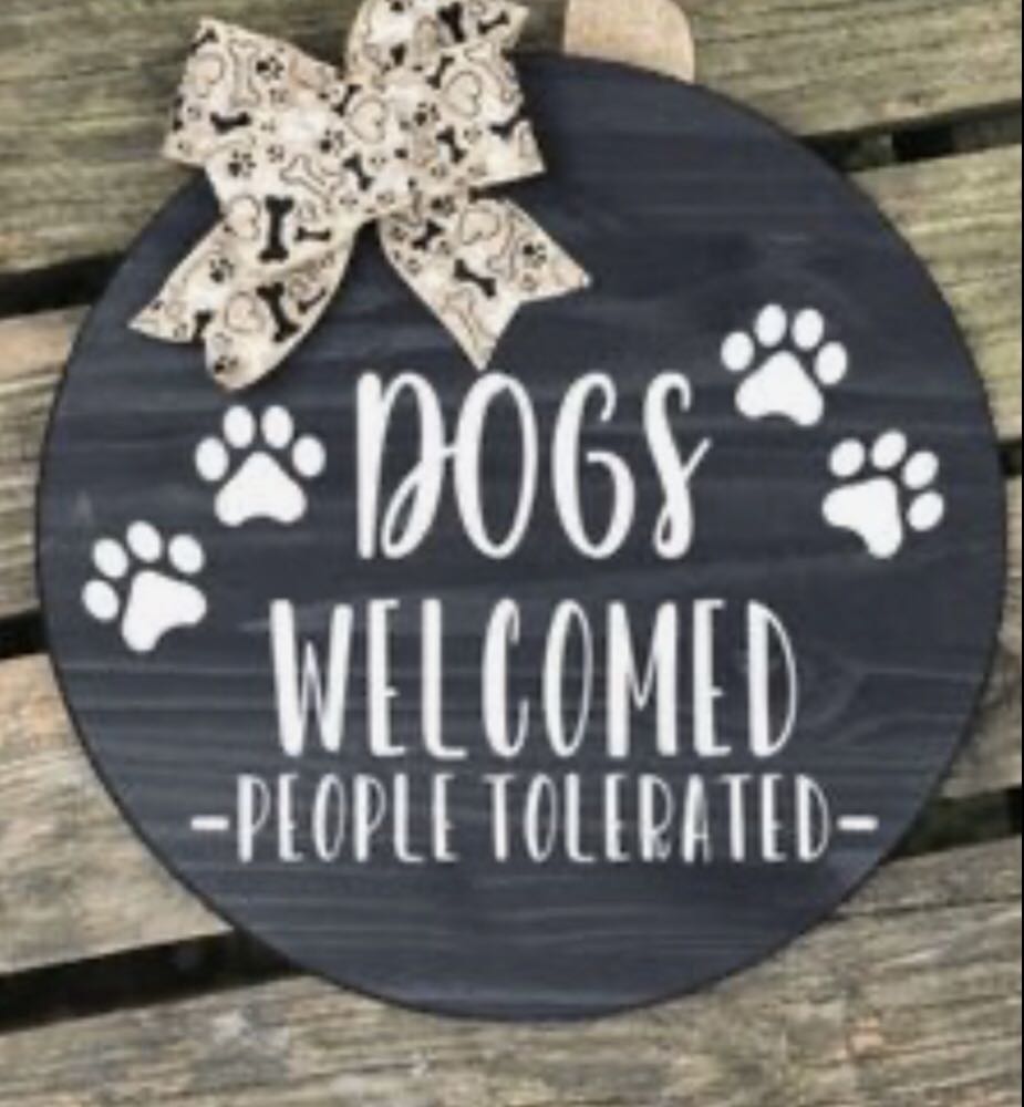 dogs welcome people tolerated round 