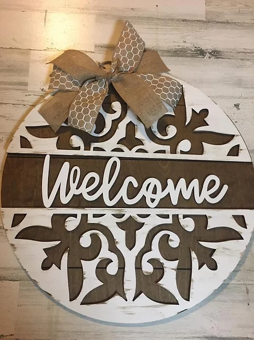 Welcome cut out 