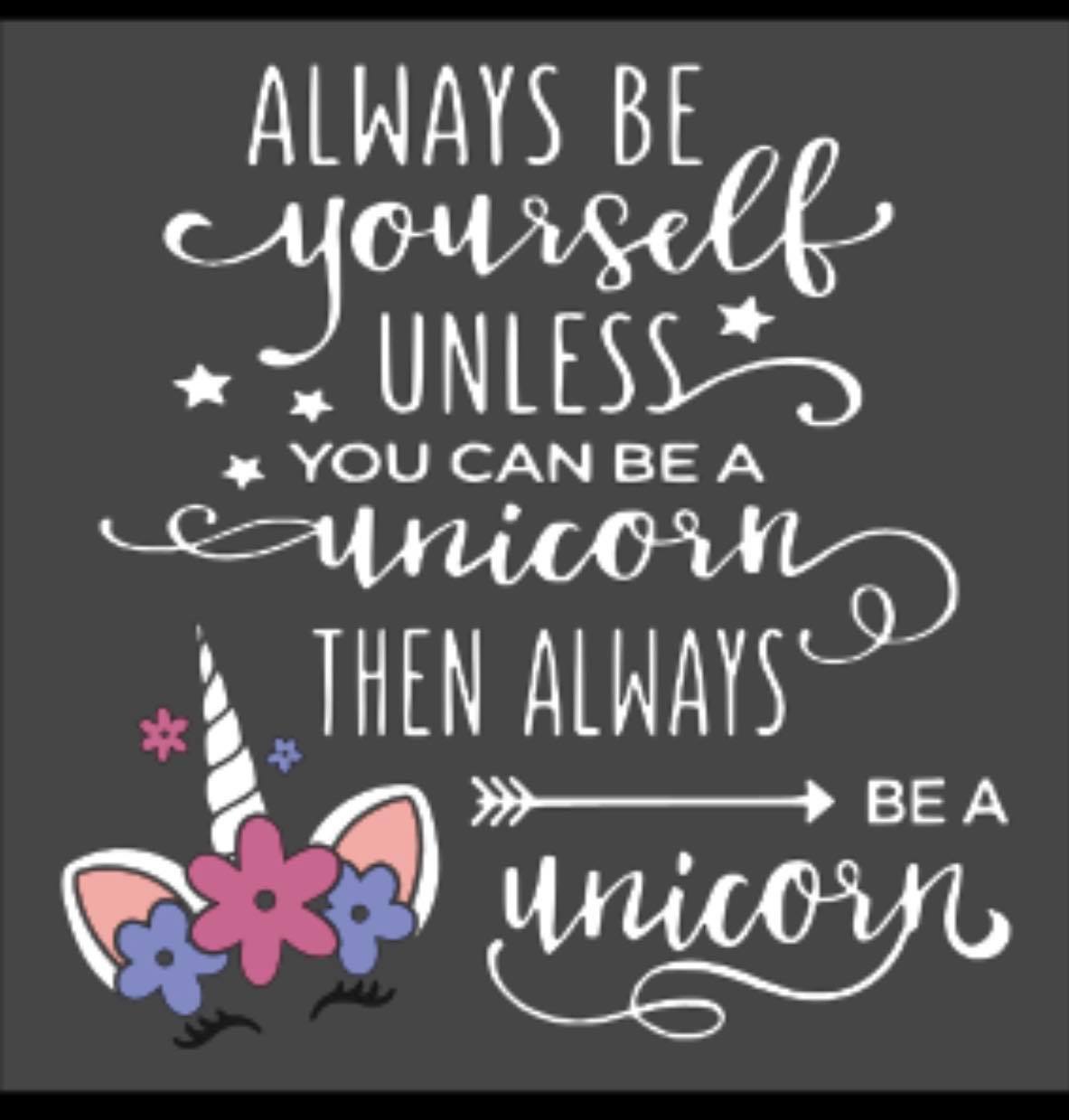 Be a unicorn 12x12