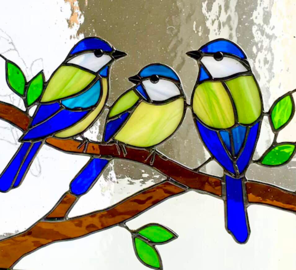 birds on a branch